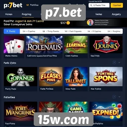 Principais jogos disponíveis no site p7.bet